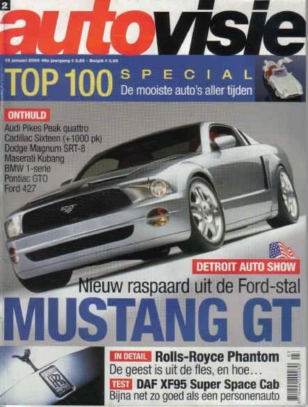 Autovisie 2 2003 : Daf XF95 - Ford Mustang GT - Rolls Royce, Ophalen of Verzenden, Gelezen, Algemeen