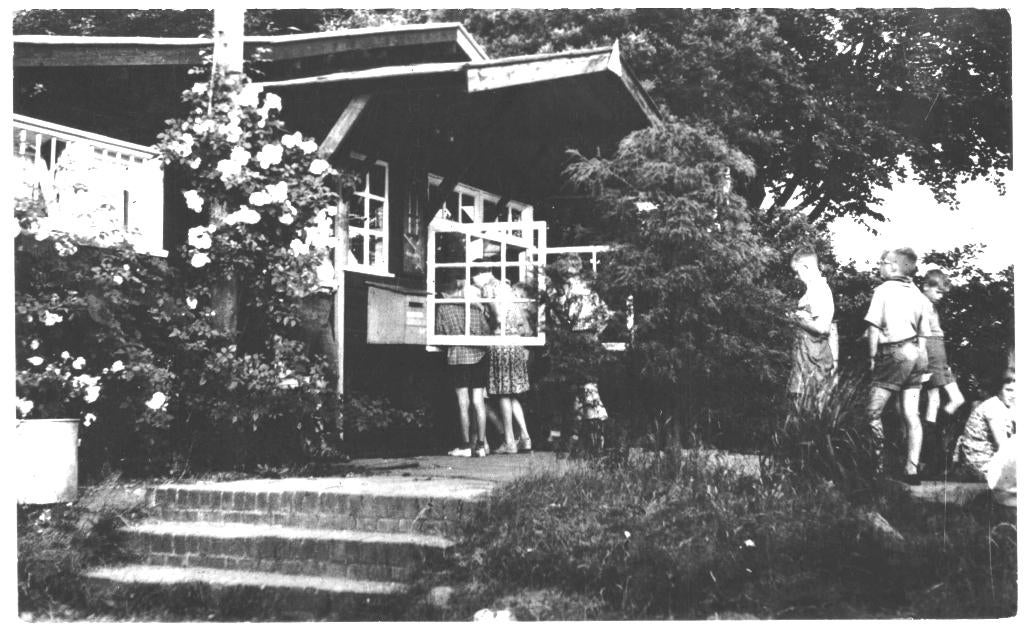 991381 Elst 1955 Utr Jeugdherberg Eikelkamp 1955 Gelopen, Verzamelen, Ophalen of Verzenden, 1940 tot 1960, Gelopen, Utrecht