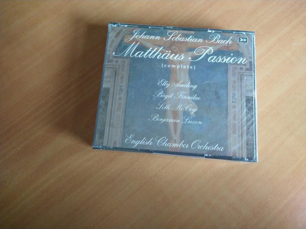 3-CD J.S. Bach. Matthäus Passion (Complete). Sealed, Ophalen of Verzenden, Barok, Nieuw in verpakking, Overige typen