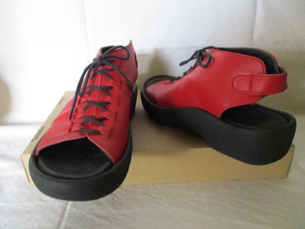 (👉ﾟヮﾟ)👉 Wolky Sandalen Red Lea ,  maat 40 ., Kleding | Dames, Schoenen, Wolky, Verzenden, Sandalen of Muiltjes, Zo goed als nieuw