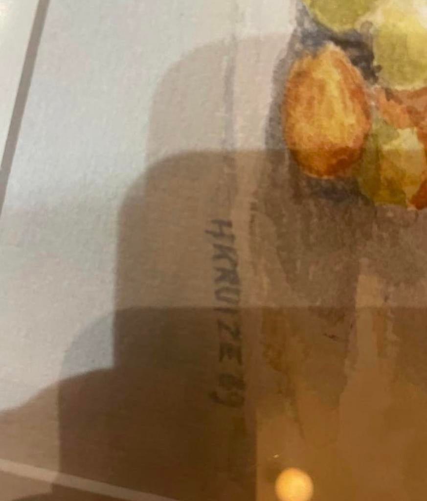 Stilleven olieverf schilderij met kleine lijstbeschadiging, Antiek en Kunst, Ophalen