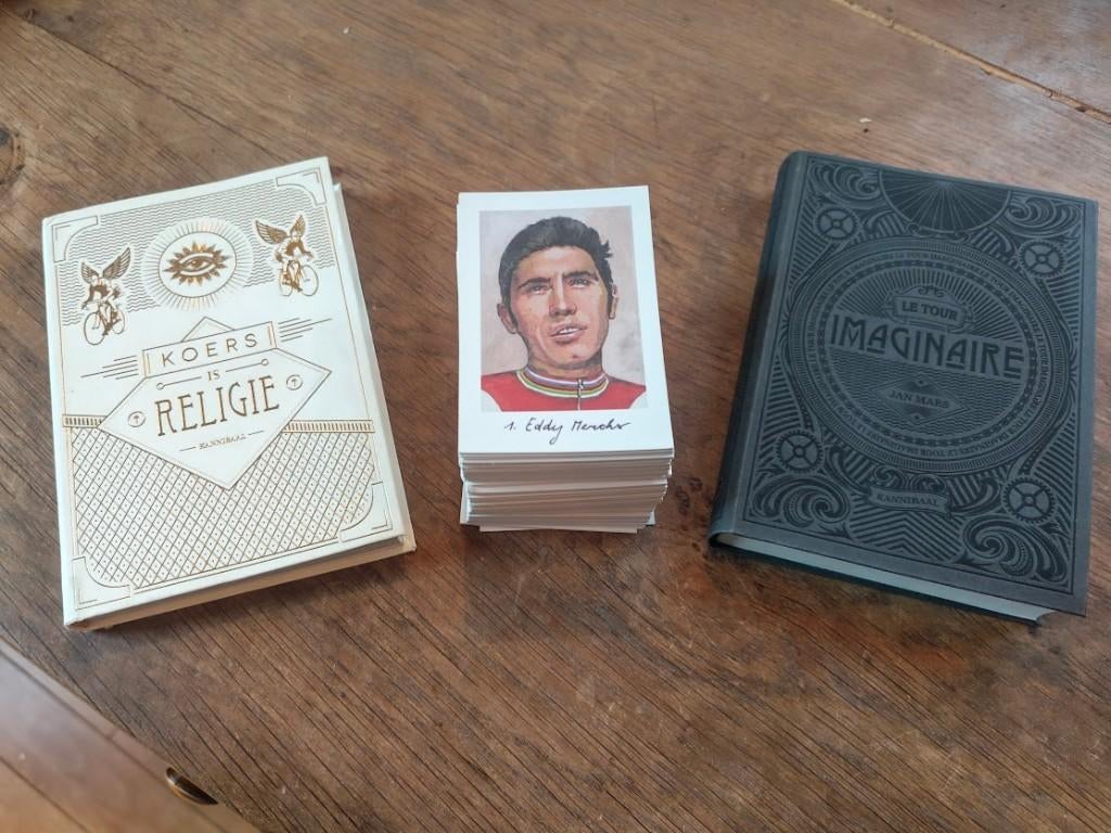 Wielerverzamelset Kannibaal getekend door Ludo Diercksens, Ophalen of Verzenden, Buitenlandse clubs