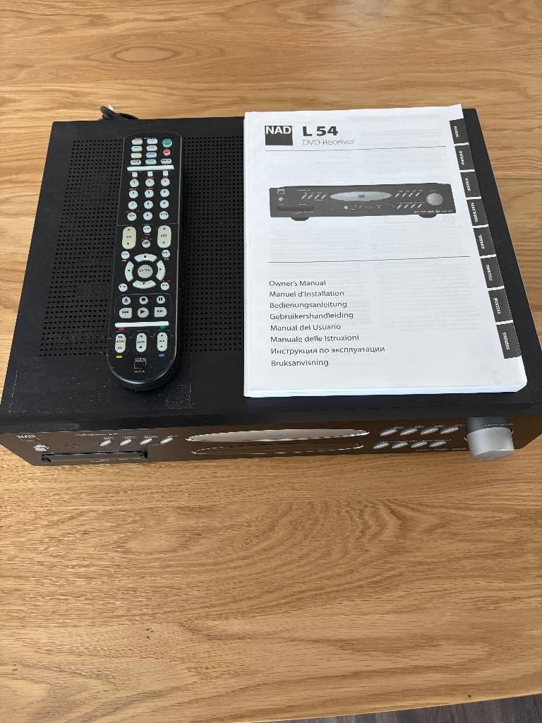 NAD  L54  DVD Receiver, Gebruikt, 60 tot 120 watt, Stereo, Ophalen