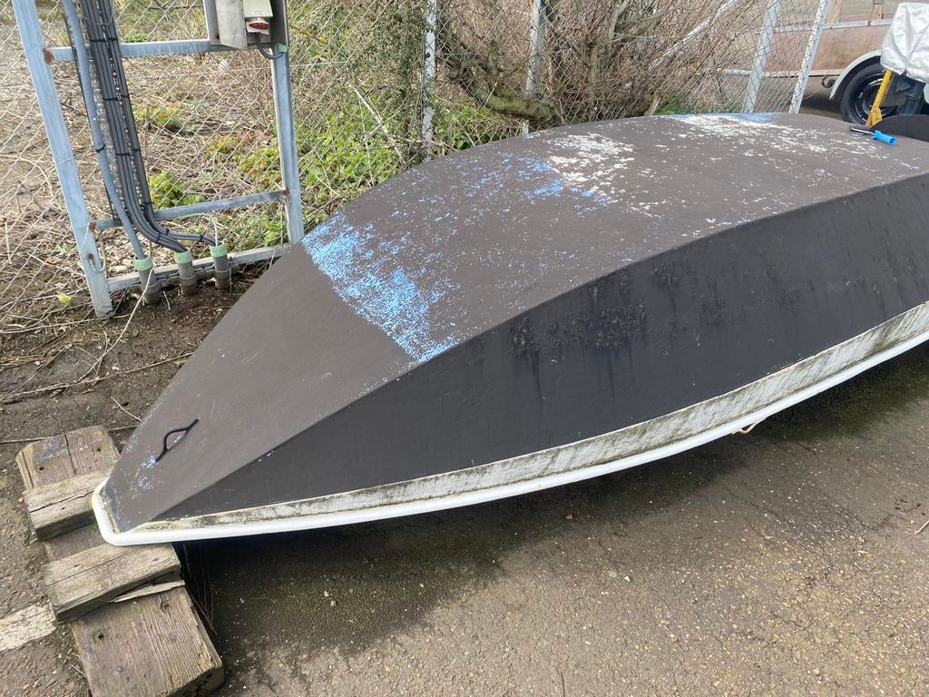 GRATIS Stalen klus bootje ca.4m, Ophalen of Verzenden, Gebruikt