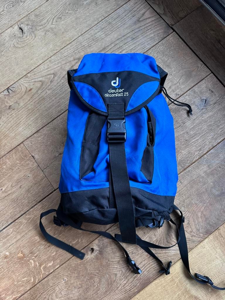 Deuter aircomfort 25 rugtas met regenhoes backpack 25 liter, Ophalen of Verzenden, 40 cm of meer, Overige merken, 60 cm of meer