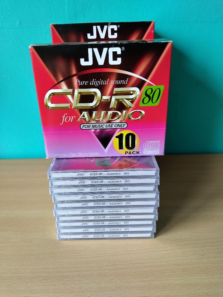 JVC CD-R80/CD-RA80 * Geschikt Voor Audio CD Recorders * NEW, Ophalen of Verzenden, Nieuw, Cd, JVC