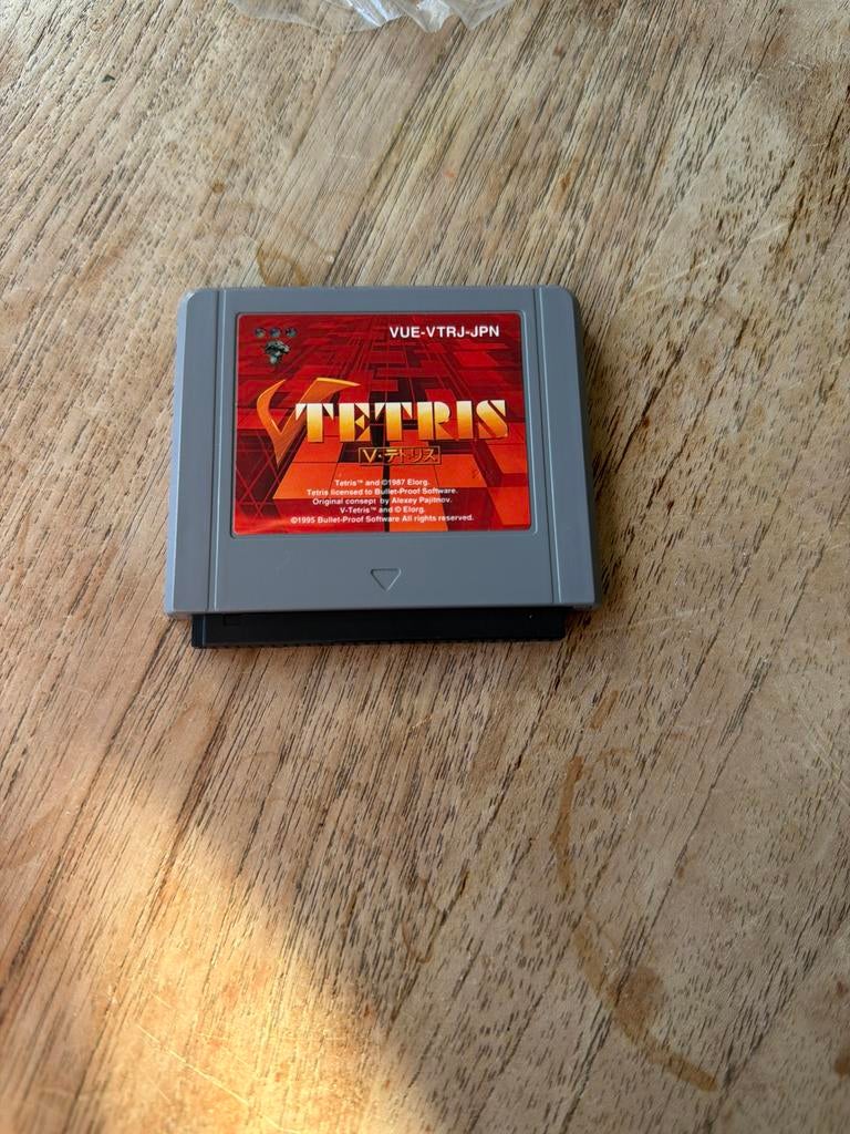 V-Tetris Virtual Boy game, Ophalen, Puzzel en Educatief, Gebruikt, 1 speler