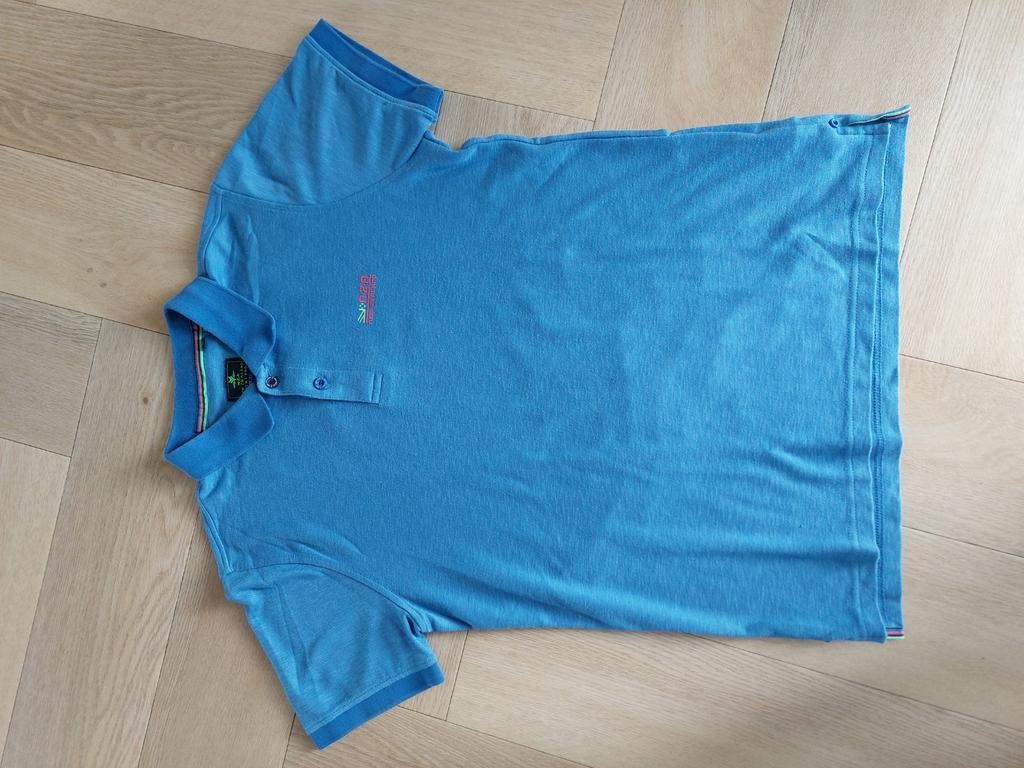 New zealand Auckland polo maat m, Ophalen of Verzenden, Zo goed als nieuw, Maat 48/50 (M), Blauw