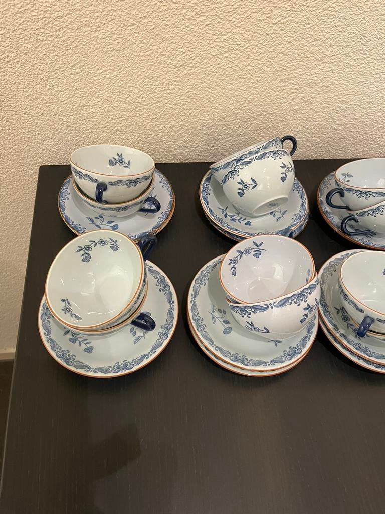 Rorstrand ostind theekopje schotels / theekopjes schotels, Gebruikt, Ophalen of Verzenden, Overige stijlen, Kop(pen) en/of Schotel(s)