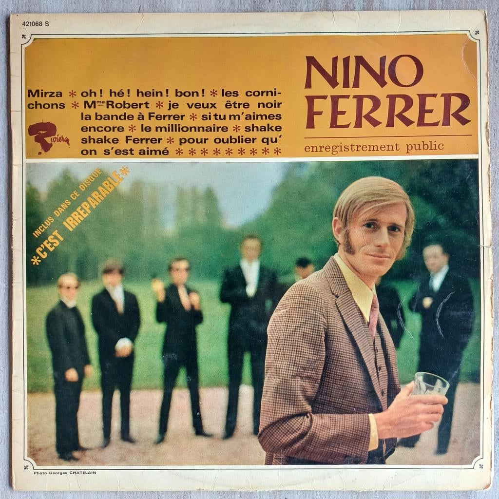 Nino Ferrer LP - Enregistrement Public, Cd's en Dvd's, Vinyl | Pop, Ophalen of Verzenden, Gebruikt, 12 inch
