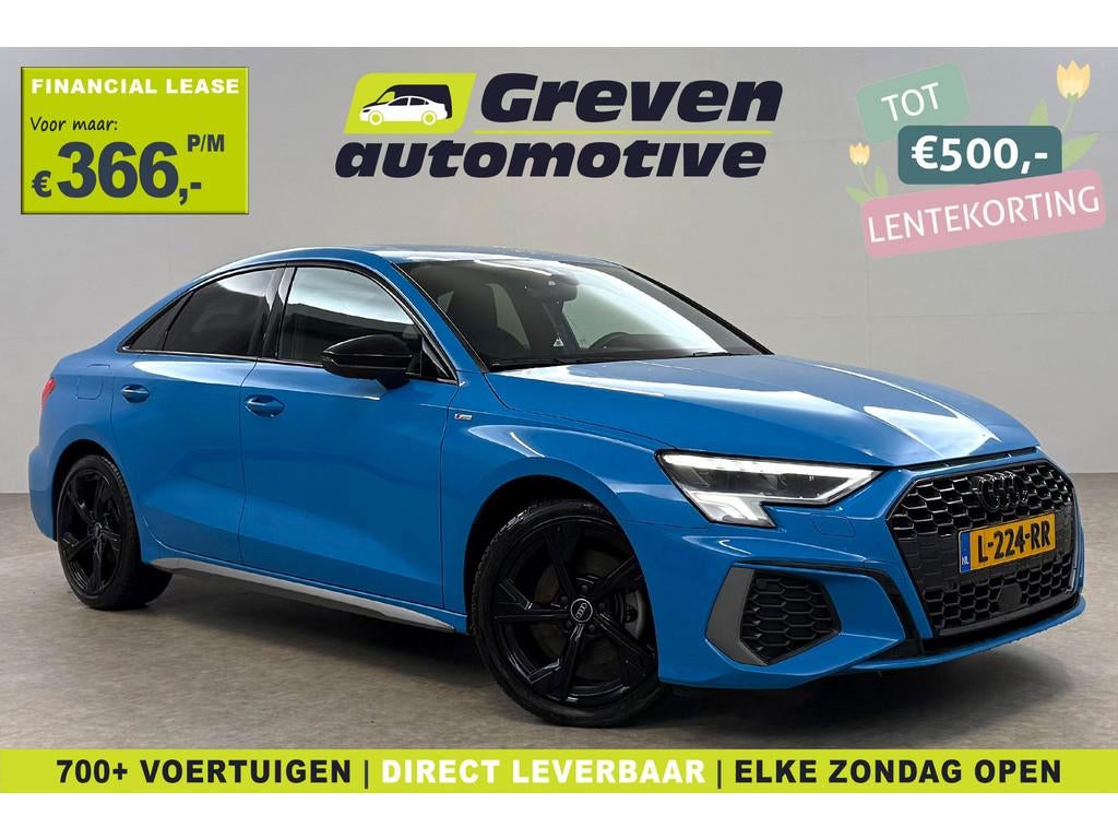Audi A3 TFSI S-line Turbo Blue | Virtual | Camera | Carplay, Auto's, Gebruikt, Electronic Stability Program (ESP), Blauw, Origineel Nederlands