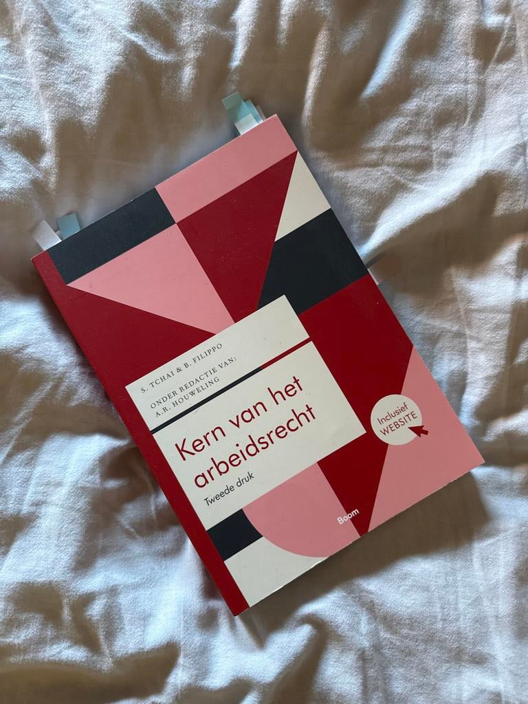 Kern van het arbeidsrecht tweede druk, Boeken, Verzenden, Gamma, Gelezen, HBO