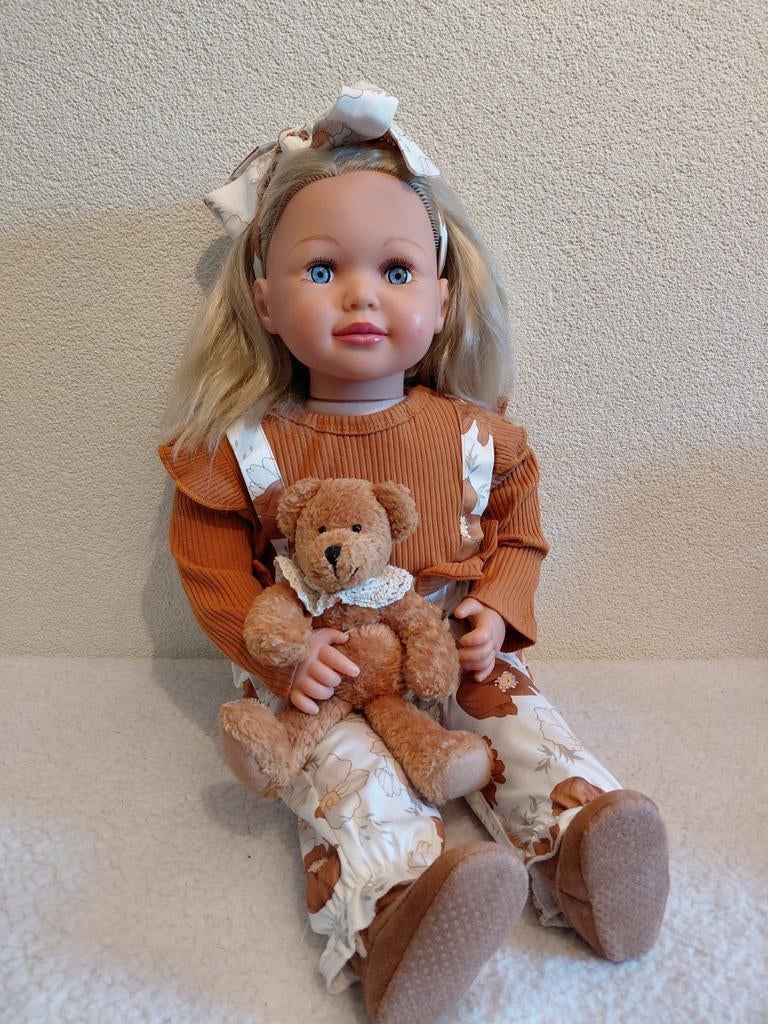Grote Meisjes Pop Sally  🧡 van Zapf Creation  <> 63 cm., Kinderen en Baby's, Speelgoed | Poppen, Ophalen of Verzenden, Gebruikt