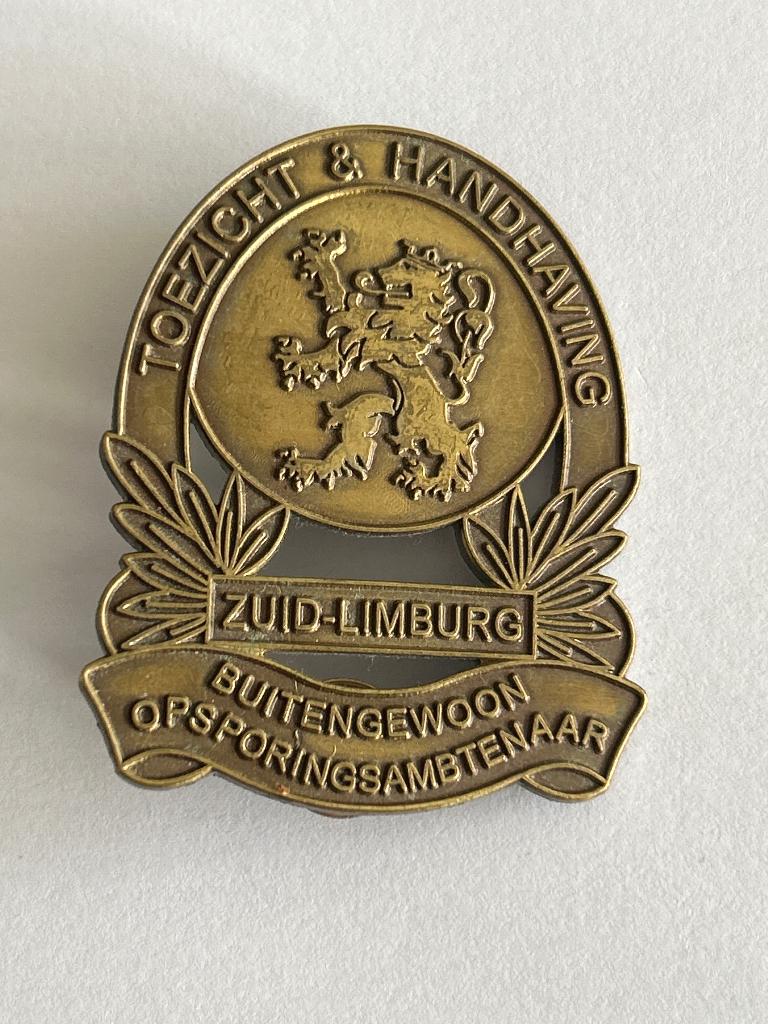 BOA badge Toezicht & Handhaving Zuid-Limburg  verzamelobject, Verzenden, Landmacht, Nederland, Embleem of Badge