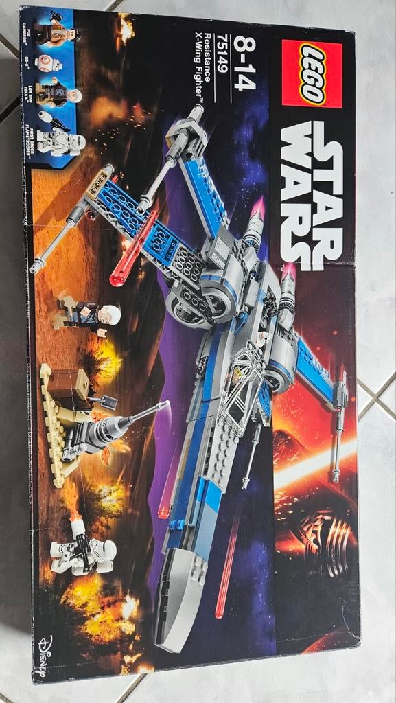 Lego Star Wars 75149 Resistance X-Wing Fighter gebruikt, Gebruikt, Star Wars, Lego, Ophalen of Verzenden
