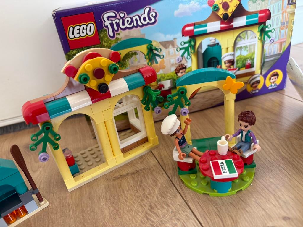 Lego friends heartlake pizzeria, Verzenden, Gebruikt, Complete set, Lego