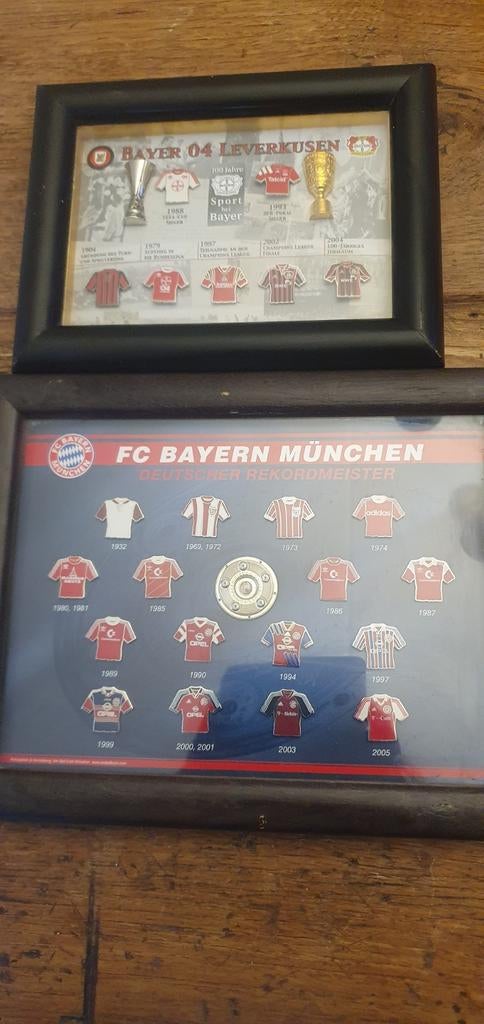 Lijsten FC Bayern München met pins van shirts, Ophalen of Verzenden, Zo goed als nieuw, Buitenlandse clubs