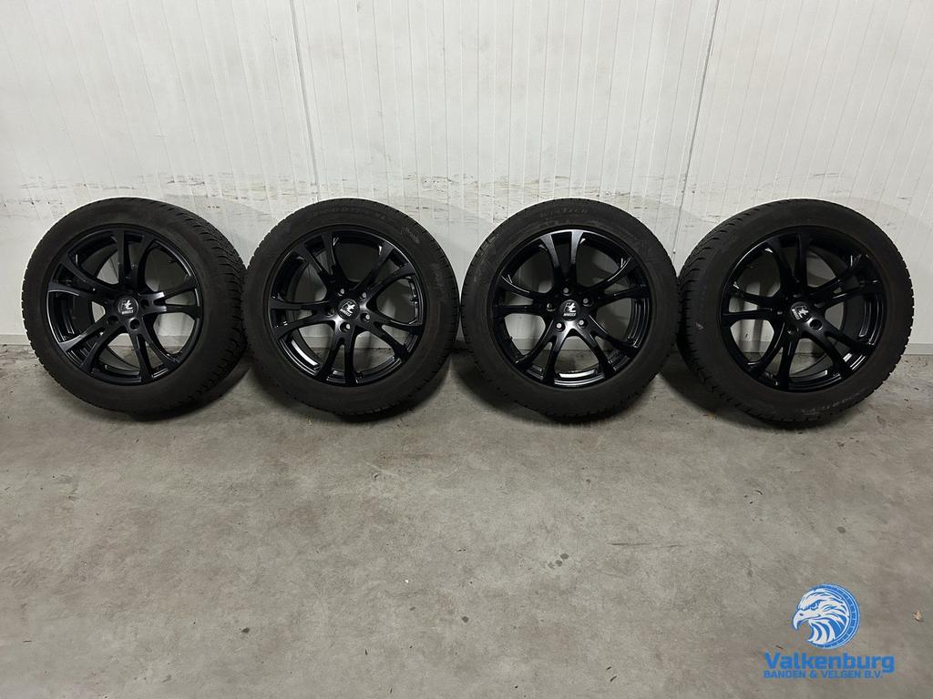 8-9mm! Opel Insignia B Zafira Tourer 17 inch zwarte velgen 5, Gebruikt, -, -, Banden en Velgen