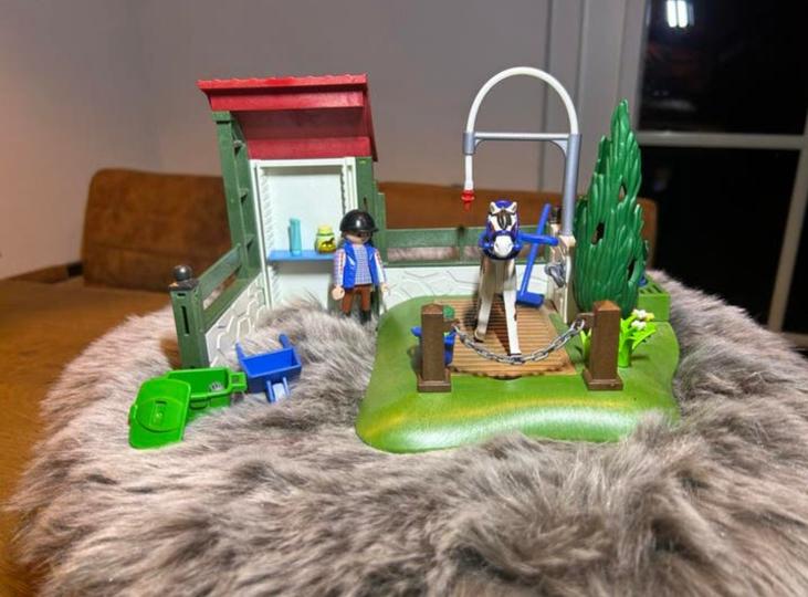 Playmobil paarden wasplaats, Ophalen of Verzenden, Zo goed als nieuw, Complete set