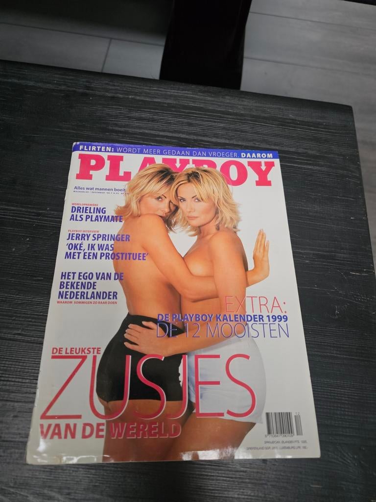 Playboy December 1998 - Met Playboy Kalender 1999, Boeken, Tijdschriften en Kranten, Ophalen of Verzenden