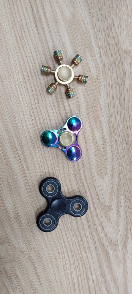 Set van 3 Fidget Spinners - Diverse Modellen, Ophalen of Verzenden, Gebruikt, Jongen of Meisje
