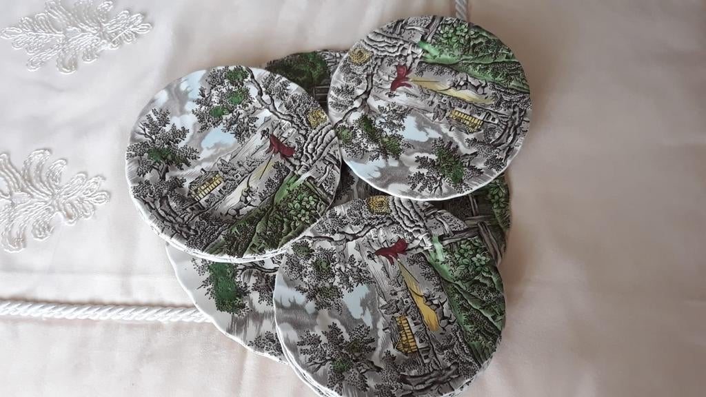 Myott The Hunter schoteltjes - Set van 6, Ophalen of Verzenden