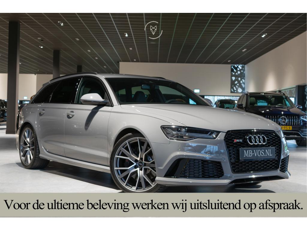 Audi RS6 Avant 4.0 TFSI Quattro Performance Carbon|Nardo|Mem, Auto's, Gebruikt, 10 km/l, 3993 cc, Leder en Alcantara
