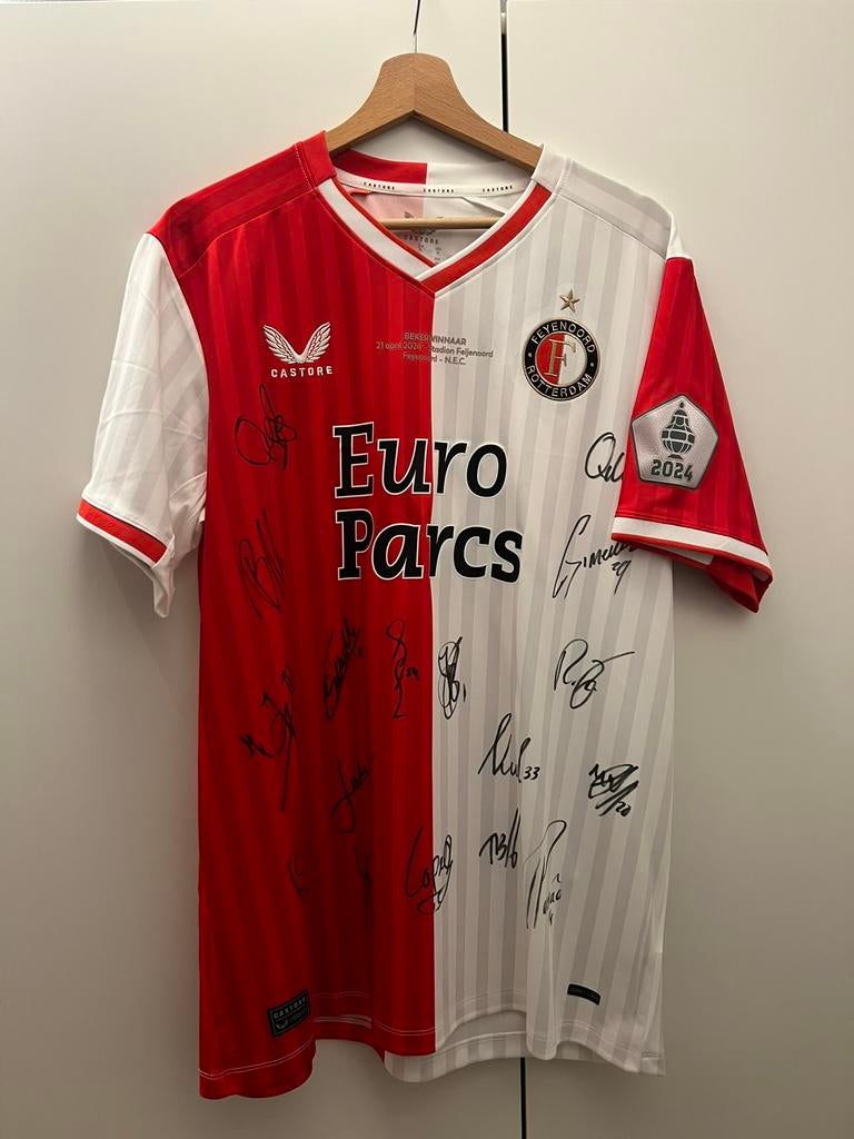 Feyenoord bekerfinale shirt maat XL, Maat XL, Ophalen of Verzenden, Zo goed als nieuw, Shirt
