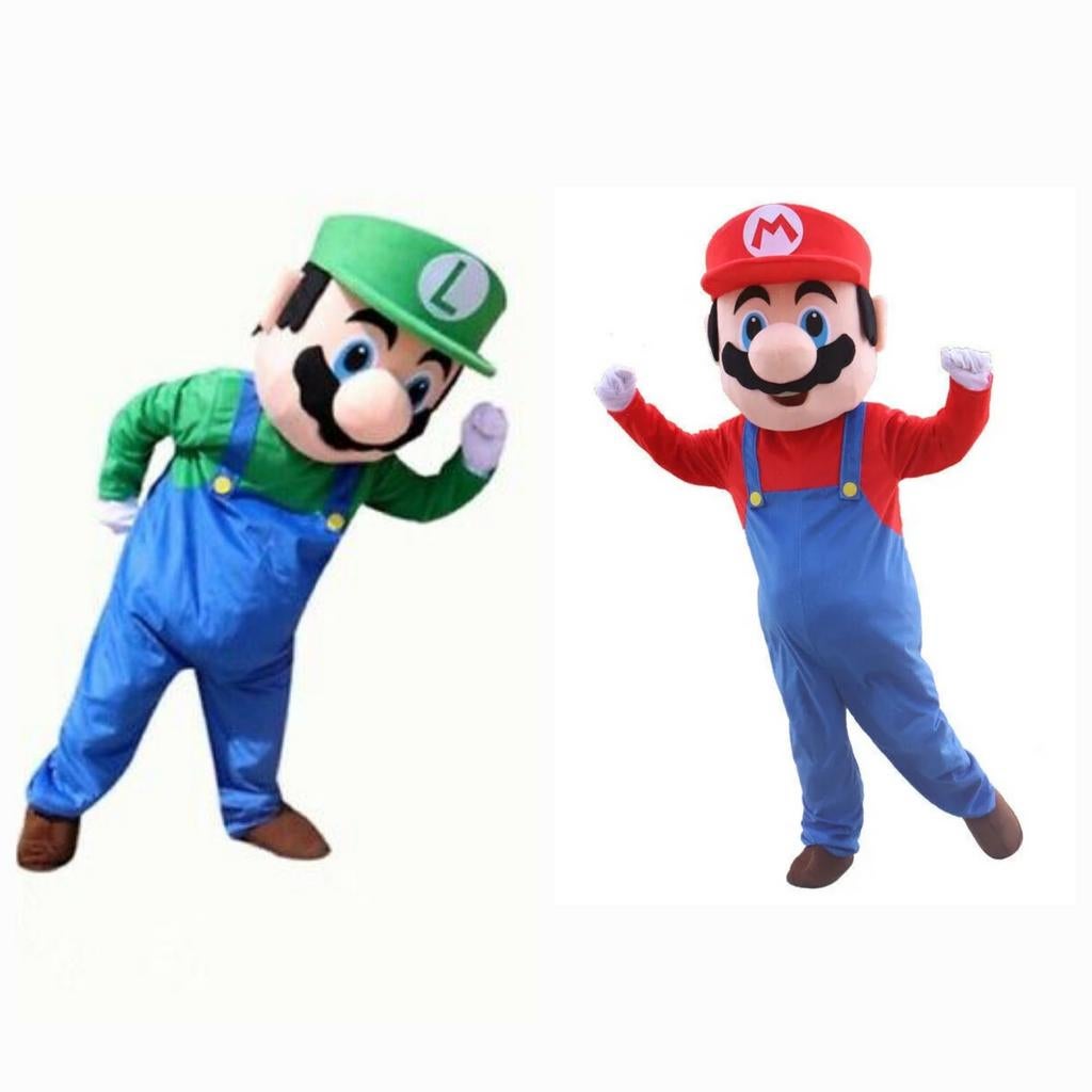 Super Mario en Luigi mascotte, Ophalen, Verjaardag
