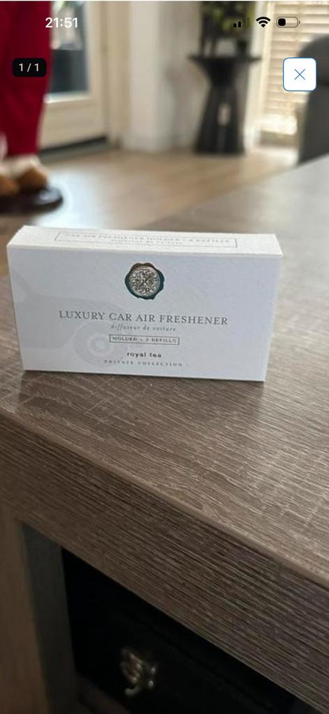 Rituals Royal Tea Autoparfum, Ophalen of Verzenden, Zo goed als nieuw