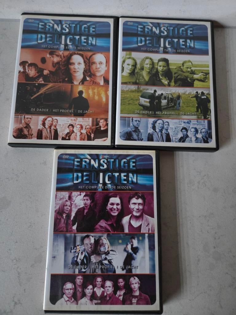 Ernstige Delicten - Complete serie seizoen 1 tm 3, Alle leeftijden, Ophalen of Verzenden, Zo goed als nieuw, Drama