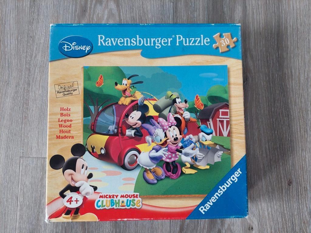 Puzzel Disney 30 stukjes, Ophalen, 10 tot 50 stukjes, Gebruikt, Van hout