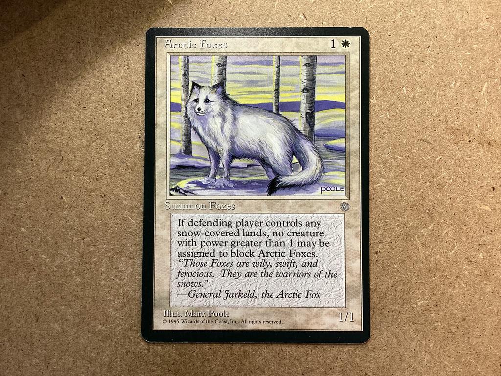 1x Arctic Foxes (Excellent), Ophalen of Verzenden, Zo goed als nieuw, Losse kaart