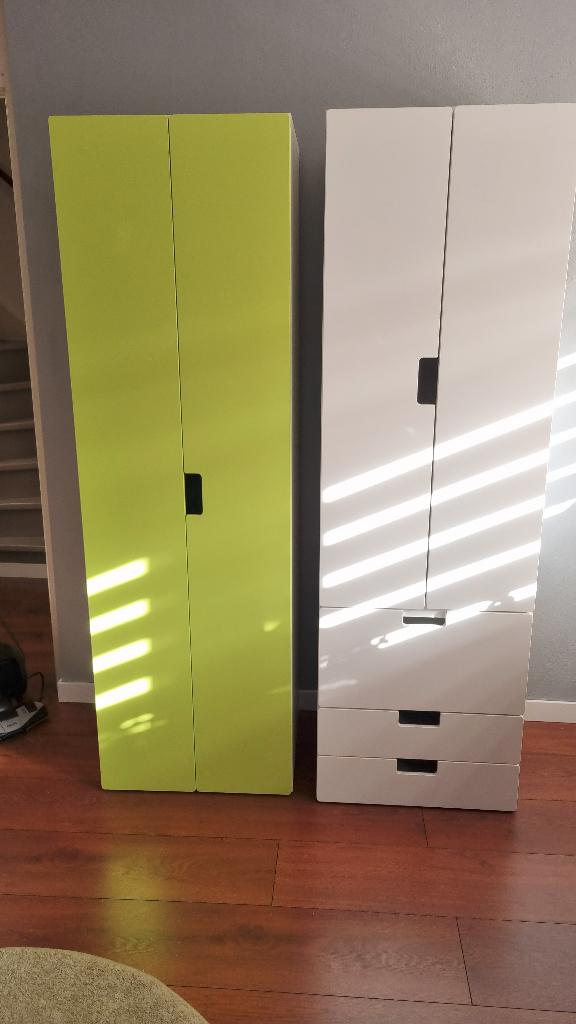 IKEA SMÅSTAD / PLATSA kledingkast & BESTÅ-basiselementen, Gebruikt, 100 tot 150 cm, IKEA, 150 tot 200 cm