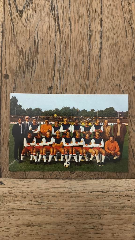 HFC Haarlem 1970/71 elftalkaart, Ophalen of Verzenden, Gebruikt, Overige binnenlandse clubs, Spelerskaart