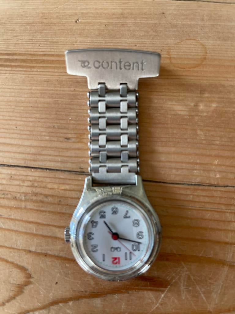 Vintage Verpleegstershorloge - in nieuwstaat met speld, Sieraden, Tassen en Uiterlijk, Horloges | Dames, Overige merken, Zakhorloge