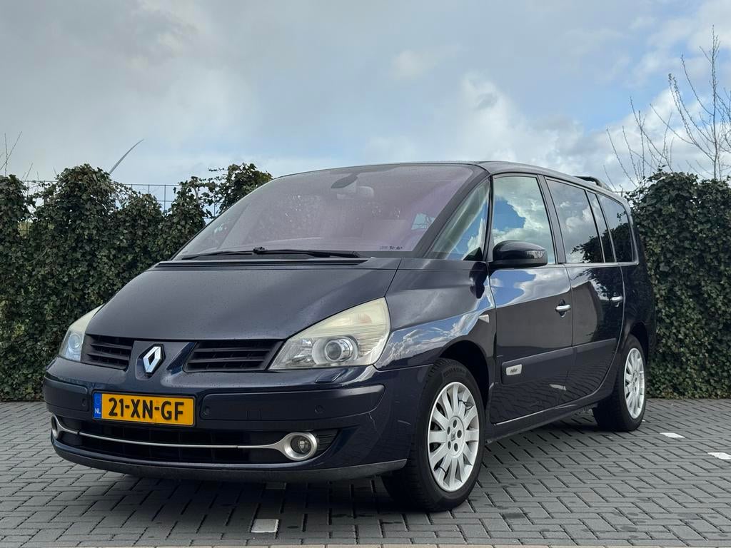 Renault Grand Espace 3.5 V6 24V AUT Initiale, Auto's, Beige, 2000 kg, Blauw, 7 stoelen