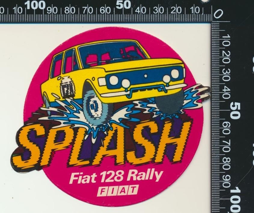 Sticker: Fiat - 128 Rally, Ophalen of Verzenden, Zo goed als nieuw, Auto of Motor