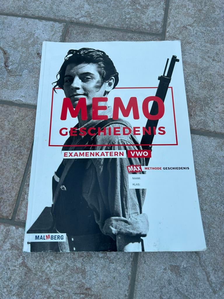 Memo Geschiedenis Examenkatern VWO, Ophalen of Verzenden, Gelezen, VWO, Geschiedenis