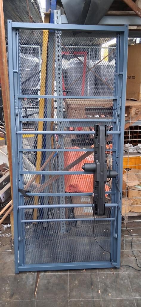 Auping electrisch verstelbare lattenbodem, Ophalen, Gebruikt, 90 cm, Eenpersoons