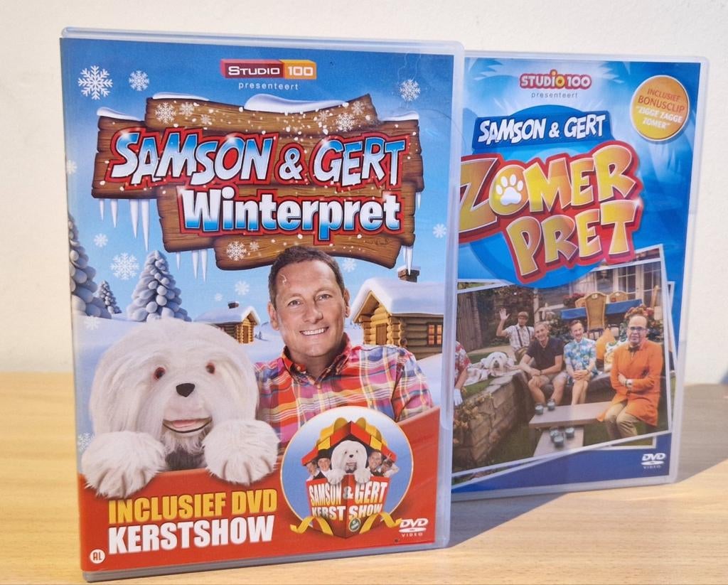 Samson & Gert Winterpret, Zomerpret + Kerstshow 2014 (DVD), Alle leeftijden, Boxset, Ophalen of Verzenden, Zo goed als nieuw