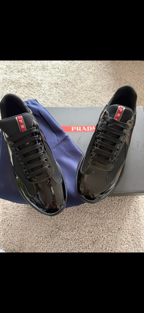 Prada Sneakers America’s cup, Ophalen of Verzenden, Nieuw, Zwart, Sneakers of Gympen