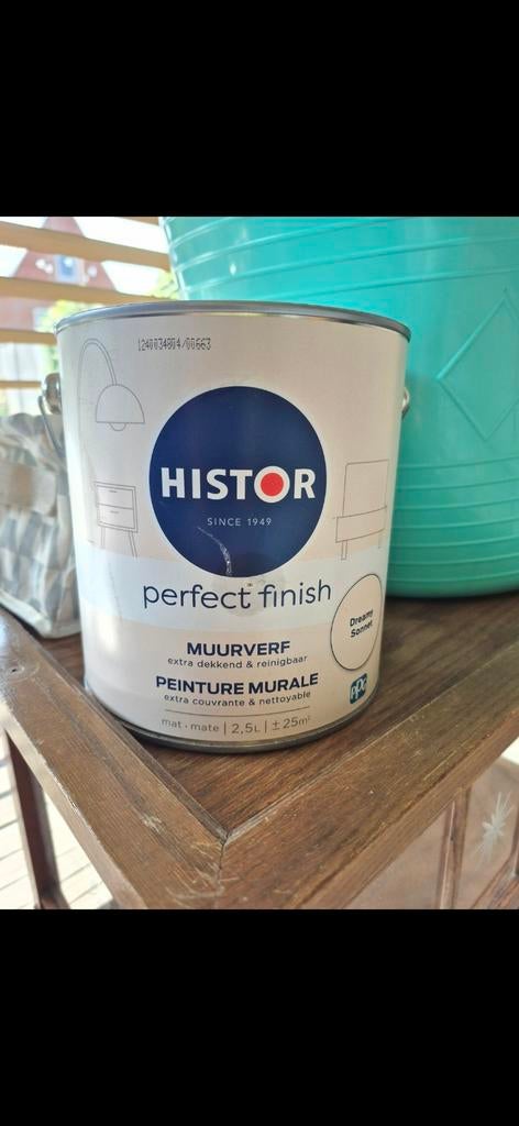 Histor Perfect Finish Muurverf - Dreamy Sonnet 2.5L, Overige kleuren, Nieuw, Ophalen of Verzenden, Verf
