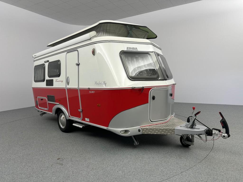 Eriba Touring Troll 530 Rockabilly Cassetteluifel, Vast bed, 5 tot 6 meter, Eriba, Overige