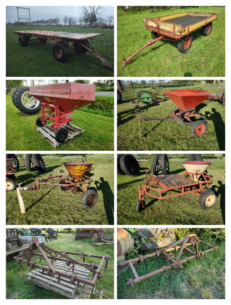 Landbouwwagen kunstmeststrooier cultivator, Zakelijke goederen, Agrarisch | Werktuigen, Ophalen, Akkerbouw, Gewasbescherming en Bemesting
