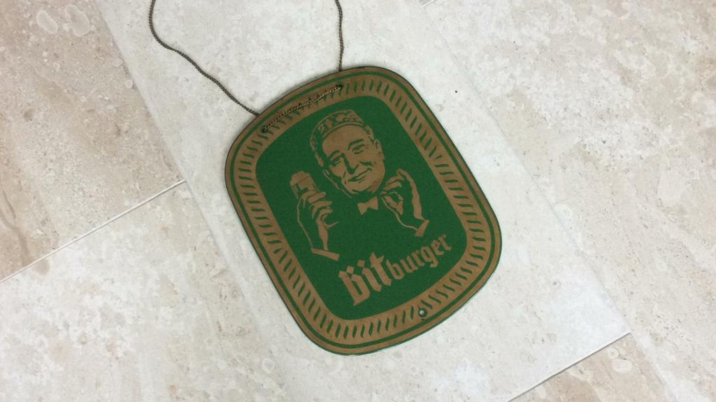 Recl.bord Bitburger., Verzamelen, Ophalen of Verzenden, Zo goed als nieuw, Reclamebord