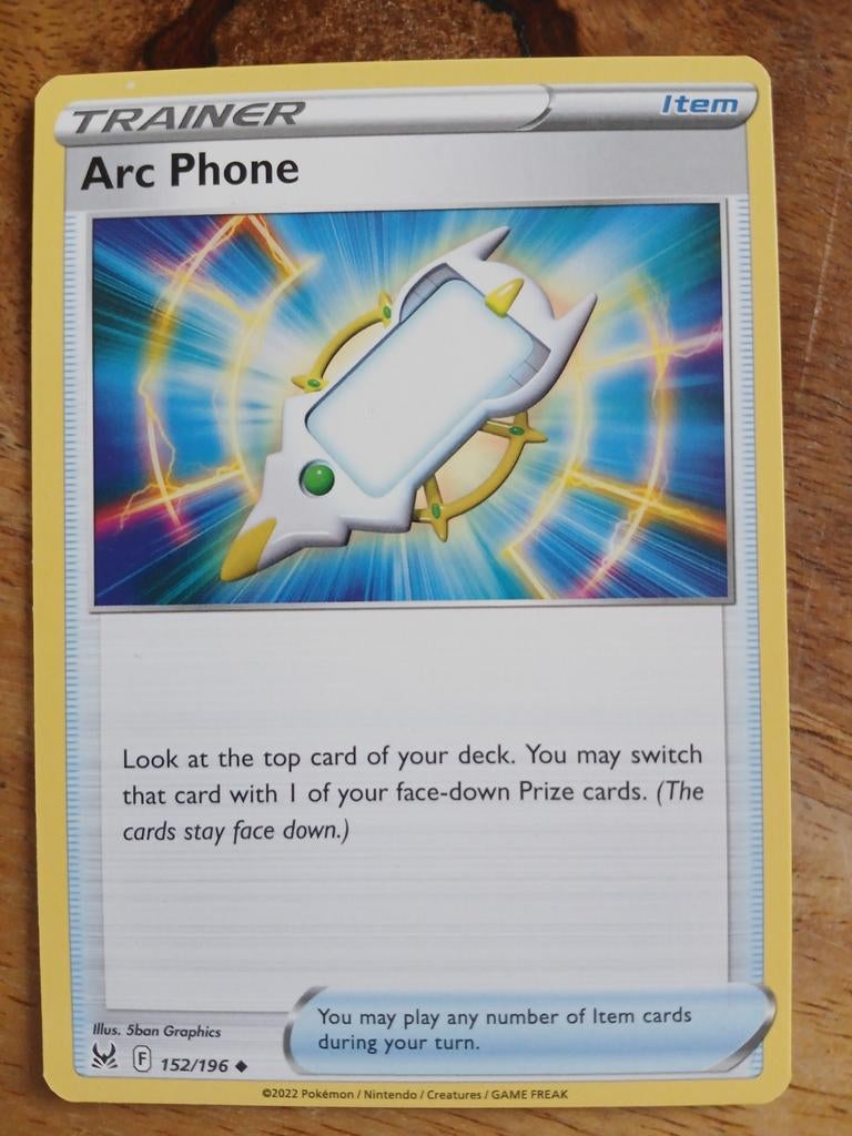 Arc Phone - Trainer kaart, Ophalen of Verzenden, Zo goed als nieuw, Losse kaart