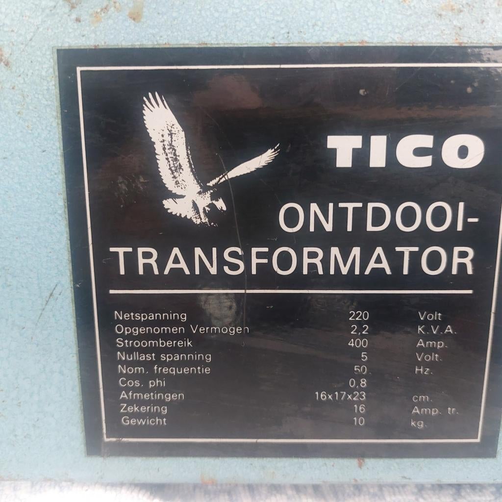 Ontdooitransformator Tico, Doe-het-zelf en Verbouw, Gereedschap | Lasapparaten, Ophalen, Overige typen