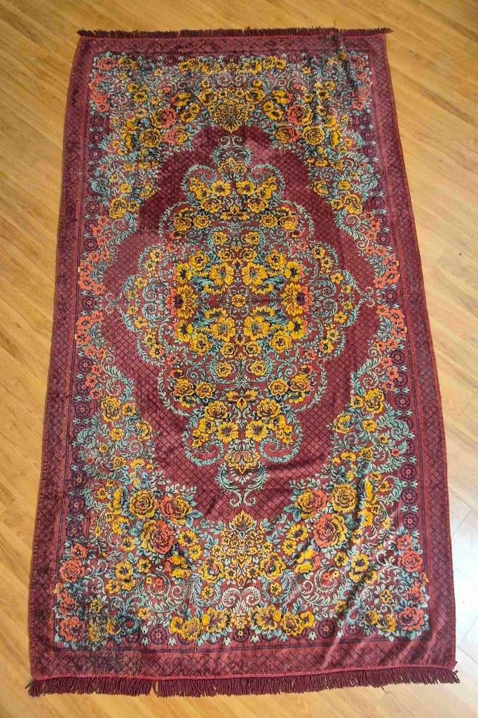 Rood gele Grand Foulard 249/137, Gebruikt, Etten-Leur, DJT@dejuistetoon.eu, Ophalen of Verzenden