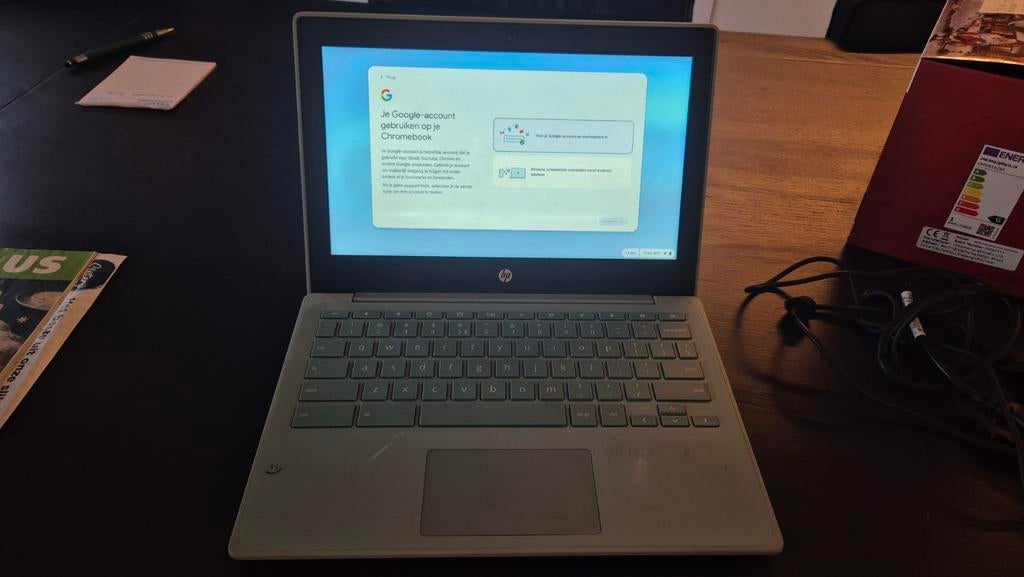 hp chromebook 11a gb ee
Met oplader, 14 inch, 4 GB of minder, Ophalen of Verzenden, Zo goed als nieuw